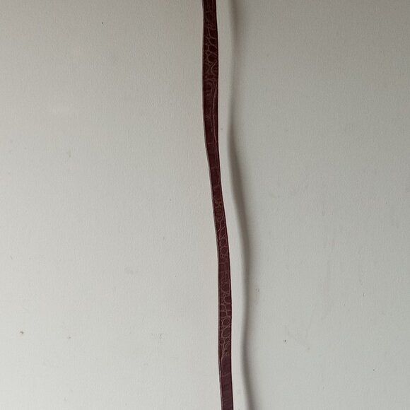 Saks Fifth Avenue Italy Ladies Women Pure Leather Belt Medium 'M' Very Good - Picture 4 of 4